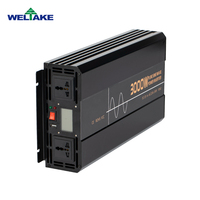 デジタルディスプレイ12v24v48Vから110v220vインバーター3000w5000w純粋な正弦波インバーター