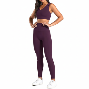 Conjunto de Yoga Unisex más Popular, ropa deportiva de alta calidad, 100% poliéster, ropa de gimnasio para mujer, conjuntos de ropa de Yoga para un diseño único - Product Image 1