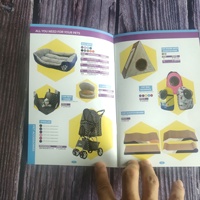 Brochure d'art haut de gamme en couleur 8,5*11 4c+4c CMYK pour impression de livrets sur carton avec reliure piquée à cheval et pelliculage mat, vente en gros