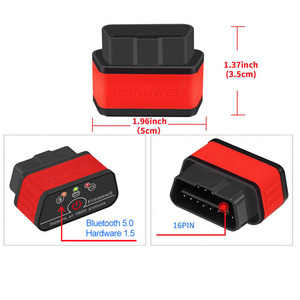 Lecteur de code de <span class=keywords><strong>voiture</strong></span> OBD2 haute précision 16pin, outil de diagnostic automatique Android/IOS portable, dépanneur de <span class=keywords><strong>voiture</strong></span> KW903 pour moteurs - Product Image 4