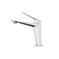Robinet de bidet de salle de bain chromé carré corps en laiton à poignée unique avec noyau de valve en céramique robinet de bassin commercial fabriqué en Chine