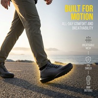Chaussures de sport décontractées pour hommes, basses, confortables, à lacets, en maille respirante grise, personnalisables avec logo OEM, vente en gros
