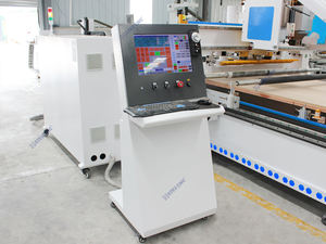 대규모 캐비닛 도어 생산을 위한 자동 공급 드릴링 및 라벨링 기능을 갖춘 산업용 ATC 라우터 - Product Image 5