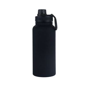 Vaso Térmico Simple de Acero Inoxidable 304, Botella Deportiva Americana de Gran Capacidad, Taza de Agua Portátil con Asa para Exteriores - Product Image 5