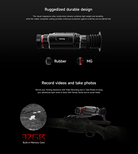 กล้องถ่ายภาพความร้อนอินฟราเรด Sytong LM02-19LRF ความละเอียด 256x192 กล้องมองกลางคืนแบบตาเดียว กำลังขยาย 8 เท่า กันน้ำ ระยะใช้งานได้จริง 600 เมตร ความเร็วภาพ 50 เฟรมต่อวินาที - Product Image 5