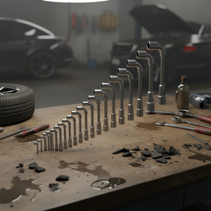 291 N/SE25 <b>Socket</b> Wrench Set 10mm To <b>24mm</b> Metric L-Shaped Hex Keys For Automotive Repair - Product Image 3