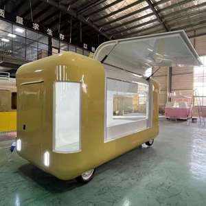 รถเทรลเลอร์ขายอาหารรถเข็นขายอาหารบาร์เคลื่อนที่อุปกรณ์ครัวเต็มรูปแบบรถขายอาหาร - Product Image 4