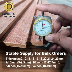 แผ่นไม้อัดหน้าบิ้นตังกอร์ หนา 2 มม. 3 มม. 4.5 มม. ผลิตไม้อัดบาง - Product Image 2