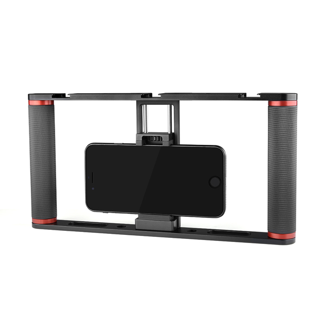 Pc05 Handle Grip Phone Vlog Video Photography Code Shoe Aluminium Alloy Smartphone Cage Rig For Androidd Smartphone Dual