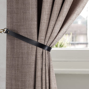 En stock, sencillos sujetadores de cortinas de cuero y cuerdas para uso doméstico y hotelero, incluyendo cortinas y cortinas para puertas. Incluye también - Product Image 2