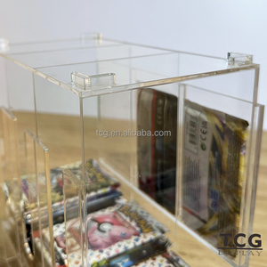 Distributore TCG Pokémon a <span class=keywords><strong>3</strong></span> Scomparti, Custodia in Acrilico di Alta Qualità, Facile Accesso per Pacchetti Booster di Carte Collezionabili - Product Image 4