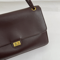 Sac à main de luxe pour femmes, grande capacité, sac à bandoulière pour jeunes femmes, style à fermoir rotatif, élégant sac bandoulière