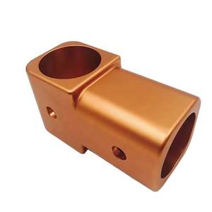 Componentes de Precisión de Aluminio OEM de Alta Calidad, Fabricación CNC, Anodizado Naranja Personalizado, Piezas Metálicas Ligeras y Duraderas - Product Image 4