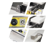 220v/50hz 3.2kw usine personnalisé pièce crêpe Machine 10 yens gaufrier électrique fourni équipement de Restaurant