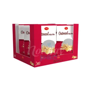 Holidaypac Custom Shelf Ready Paper Corrugated Tray Snacks Pdq Display Cardboard Stackable Tray Snack Food Pdq Display Box