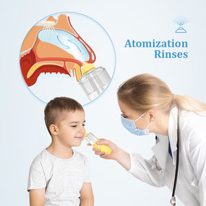 2 in 1 Multifunktions-Nasen sauger und Irrigator Starke Saug-Silikon-<span class=keywords><strong>Baby</strong></span>-Nasen-Staubsauger pumpe - Product Image 5