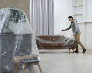 Housse de table en plastique transparente personnalisable avec logo, film de protection pour la maison - Product Image 5