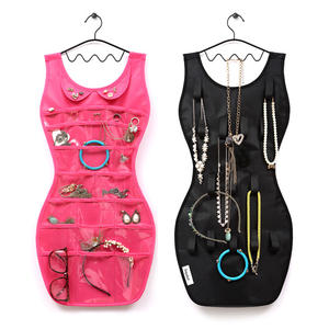 ชุดที่แขวนผ้าซาติน2ด้านของฉันที่จัดเก็บตู้เสื้อผ้าเครื่องประดับผมกระเป๋าเครื่องสำอางห่วงความงามการดูแลส่วนบุคคล - Product Image 2