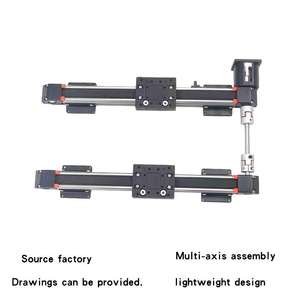 Module linéaire à courroie synchrone, table coulissante, chariot transversal, profilé aluminium 40, roulement, servomoteur pas à pas, modèle MTP40, charge utile 10 kg - Product Image 3