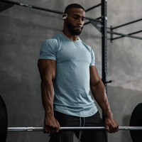 T-shirt de sport respirant en maille à séchage rapide, col rond, manches courtes, pour homme, idéal pour le basketball et l'entraînement, avec impression personnalisée