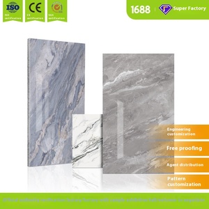 Patrón de mármol 3D Azulejo de imitación Personalizable <span class=keywords><strong>Panel</strong></span> UV Espesor Interior Exterior Decoración de pared <span class=keywords><strong>Panel</strong></span> compuesto Pegatinas de pared - Product Image 6