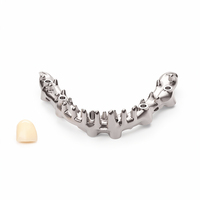 Ecolab Dental Lab – Prothèse complète sur 6 implants en titane pur de qualité médicale, supportée par un pont Malo, certifiée ISO