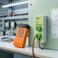 Carte d'extension d'armoire de distribution de télécommande sans fil RS485 contrôleur programmable série à 8 canaux