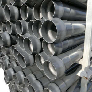 Tuyau en PVC durable certifié ASTM de 4 pouces pour drainage/irrigation à usage industriel, certifié ISO9001, longueur personnalisée disponible - Product Image 4