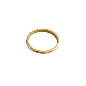 แหวนสแตนเลสสตีลชุบทอง 18k ลายพระอาทิตย์ ดีไซน์เรียบหรู - Product Image 2