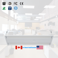 Luz LED Lineal de Alta Potencia para Taller, 150LM/W, 100W, 200W, 250W, Certificación EPR CE, Disponible en Almacenes de EE. UU., UE y Canadá