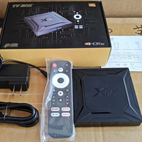 X96 M200 Amlogic S905X5M Android 14 Boîtier TV 4 Go 32 Go 64 Go WiFi 5G 1000M 4K BT5.x Décodeur TV intelligent IA Lecteur multimédia