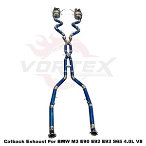 Vortex Titanium Alloy Equal Length Valved Exhaust System for BMW M3 G80 M4 G82 G83 S58 Lightweight <b>Kit</b> - Product Image 2