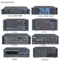 1400 watt Karaoke amplifikatörü profesyonel Stereo amplifikatör 2.0 kanal AMP
