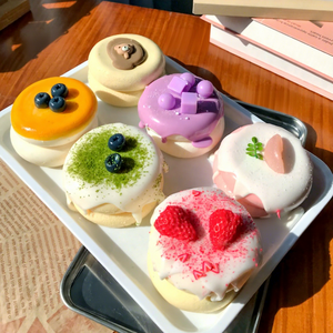 <b>Squishy</b> Food Toys Wholesale New Design TPR Cheese Souffle Strawberry Cake <b>Squishy</b> Toy Stress Relief Ball Taba Squeeze - Product Image 2
