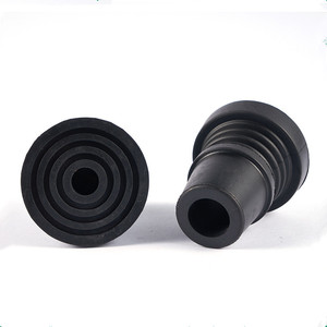 Puntas de Goma para <span class=keywords><strong>Muletas</strong></span> con Patrón de Banda de Rodadura, Engrosadas, Antideslizantes, de Alta Fricción y Resistentes al Desgaste, Fundas para Pies para Ayudas para Caminar - Product Image 2