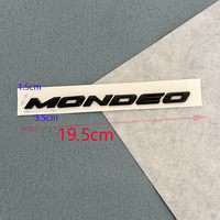 Autocollant de voiture 3D ABS avec logo MONDEO, emblème, lettres, autocollant de coffre arrière MONDEO, autocollant décoratif pour l'extérieur de la voiture, accessoires de style automobile