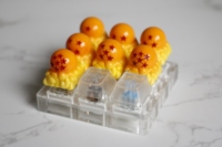 Touches de clavier 3D faites à la main, sept boules dragon ball anime pour clavier mécanique