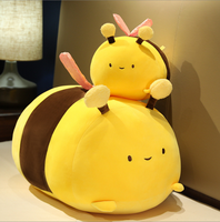 Mignonne grosse petite abeille en peluche enfants accompagner petit coussin étudiant cadeau d'anniversaire abeille en peluche