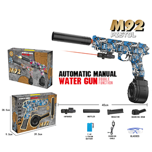 Súng đồ chơi bắn nước tự động, mô phỏng ngọn lửa, có đèn <span class=keywords><strong>flash</strong></span>, chất liệu nhựa, dành cho thể thao bắn súng. - Product Image 3