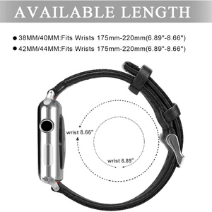 Leather <span class=keywords><strong>Watch</strong></span> Strap For <span class=keywords><strong>Apple</strong></span> <span class=keywords><strong>Watch</strong></span> Band 44 42 40 <span class=keywords><strong>38</strong></span> <span class=keywords><strong>MM</strong></span> Men's Women's Replacement Strap For iWatch Series 5 4 <span class=keywords><strong>3</strong></span> 2 1 - Product Image 3