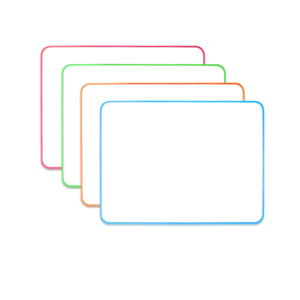 China Zhejiang Factory Custom Portable Double-Sided Magnetic Dry Erase <strong>Whiteboard</strong> Student Writing Board PVC Frame - Product Image 1