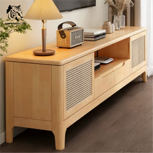 Meuble TV personnalisé en bois, prix avantageux, en stock, prêt à être expédié, fournisseur chinois, meubles de salon personnalisés. - Product Image 3