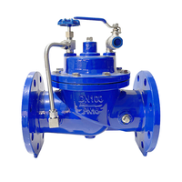Sortie d'usine réglable 100X niveau d'eau télécommande hydraulique robinet à boisseau sphérique à flotteur