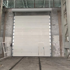 Puerta de Garaje Industrial Seccional de Acero, Puerta Elevadora Comercial, Puerta Corredera Exterior <span class=keywords><strong>para</strong></span> Fábrica - Product Image 6