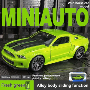 Modèle de <span class=keywords><strong>voiture</strong></span> miniature authentique <span class=keywords><strong>MaiSto</strong></span> en métal 1:24 Ford Mustang, jouet, ornement, décoration, modèle de supercar - Product Image 3