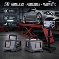 GATmatic GA-500 Alineador de Ruedas Inalámbrico 5D, Cámara Magnética Portátil, Alta Precisión Óptica, Sin Haz, IA para Automóviles, 10000mAh, Certificado CE