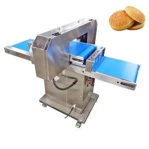 Hot Dog Bun Full Cutter Machine Hamburger Sandwich Bread Horizontal Slicing Machine For Sale