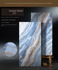 Elegantes <span class=keywords><strong>paneles</strong></span> de pared de <span class=keywords><strong>piedra</strong></span> de lujo 750x1500 baldosas modernas <span class=keywords><strong>para</strong></span> el hogar <span class=keywords><strong>para</strong></span> <span class=keywords><strong>Exterior</strong></span>/baño/Cocina/sala de estar/Villa <span class=keywords><strong>para</strong></span> exteriores - Product Image 3