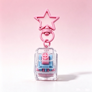 Porte-clés personnalisé avec logo, clé mécanique anti-stress, jouet de décompression en forme de clavier - Product Image 2