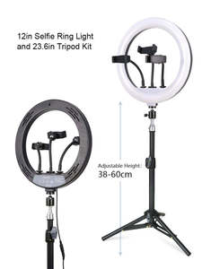 Support de trépied professionnel avec anneau lumineux Kit complet de création de contenu de médias sociaux - Product Image 4